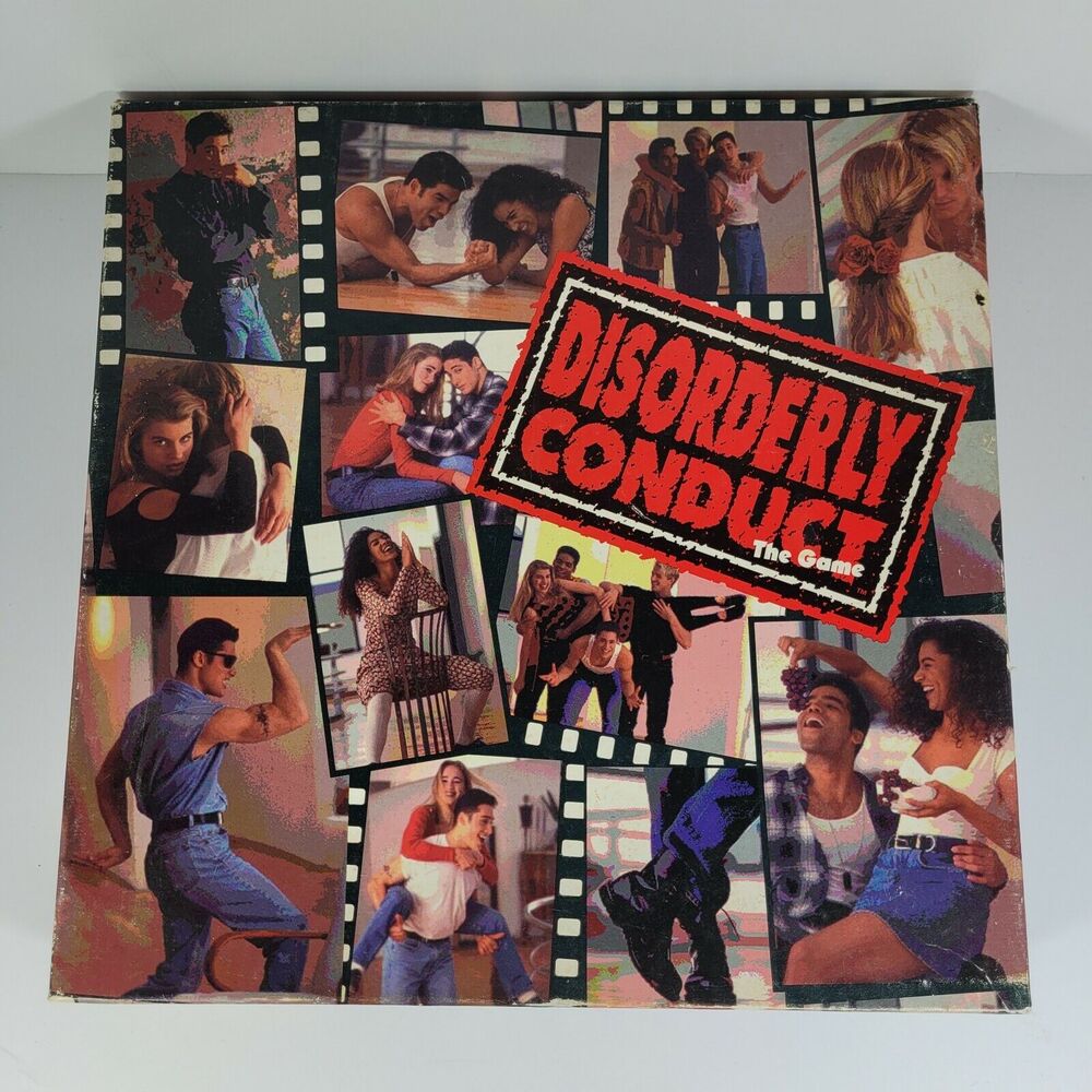 Vintage 1993 Disorderly Conduct The Game Complete Men Vs Women Party‎ Game Used